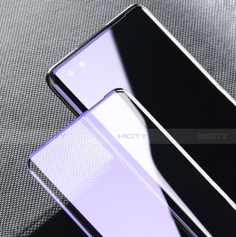 Huawei Nova 8 Pro 5G用強化ガラス フル液晶保護フィルム アンチグレア ブルーライト ファーウェイ ブラック