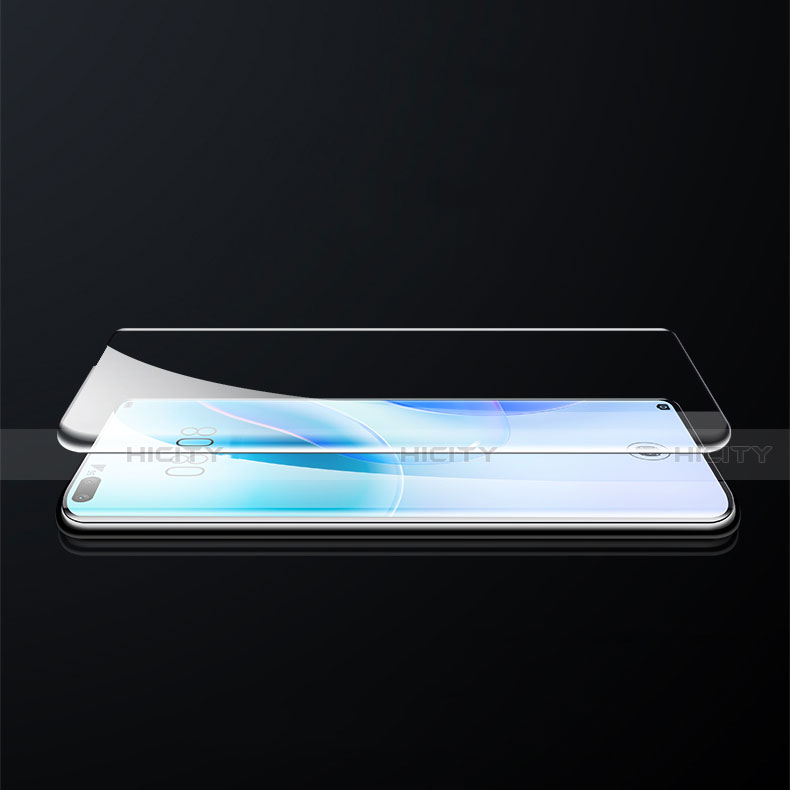 Huawei Nova 8 Pro 5G用強化ガラス フル液晶保護フィルム F03 ファーウェイ ブラック
