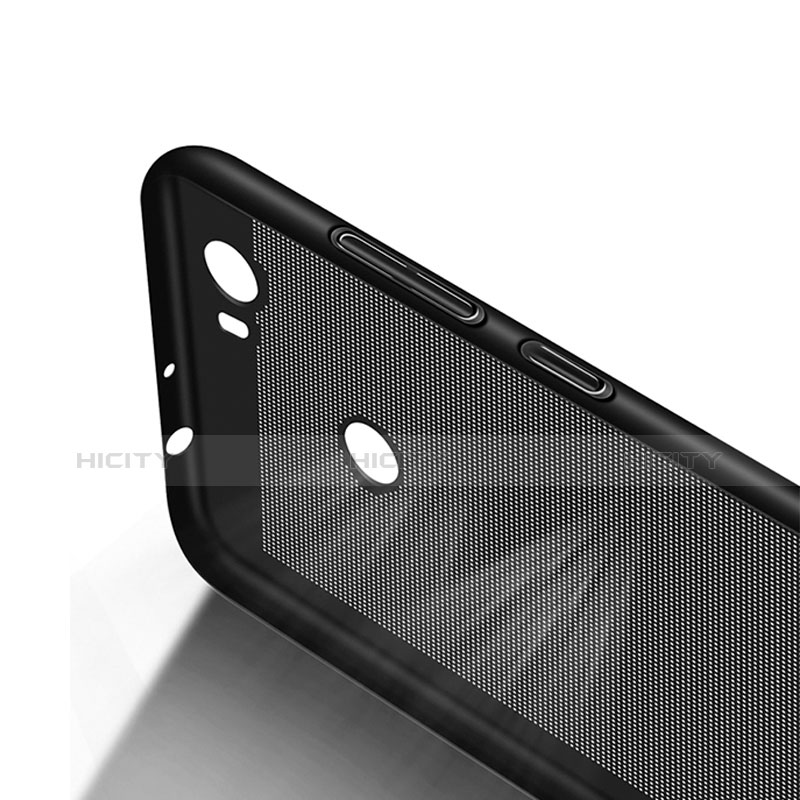 Huawei Nova用ハードケース プラスチック メッシュ デザイン ファーウェイ ブラック