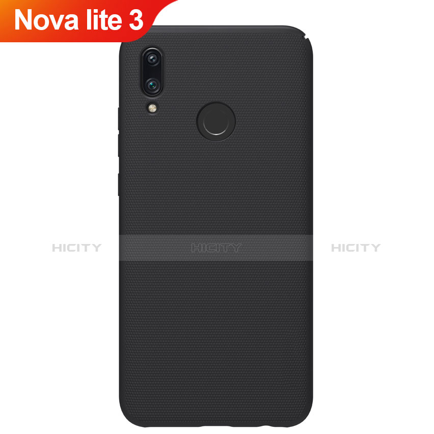 Huawei Nova Lite 3用ハードケース プラスチック 質感もマット M01 ファーウェイ ブラック