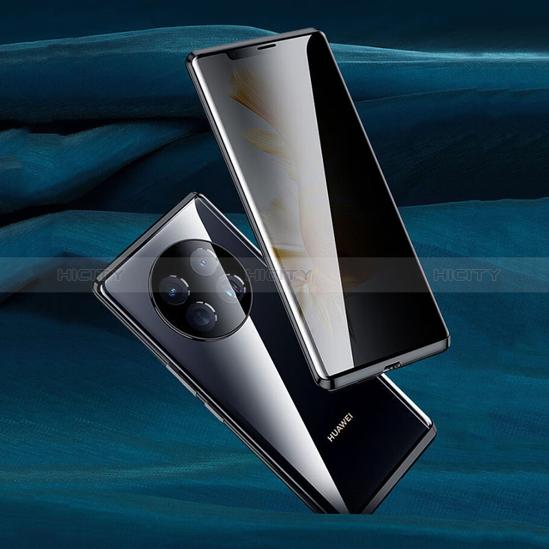 Huawei Nova Y91用ケース 高級感 手触り良い アルミメタル 製の金属製 360度 フルカバーバンパー 鏡面 カバー P02 ファーウェイ 