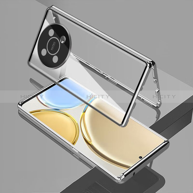 Huawei Nova Y91用ケース 高級感 手触り良い アルミメタル 製の金属製 360度 フルカバーバンパー 鏡面 カバー ファーウェイ 