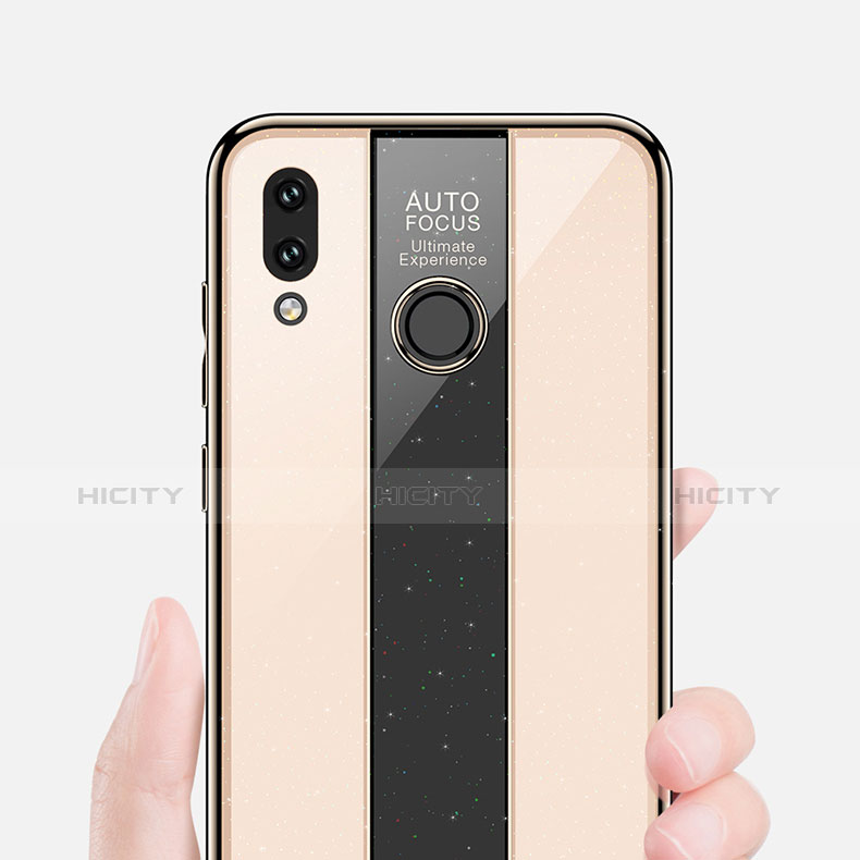 Huawei P Smart (2019)用ハイブリットバンパーケース プラスチック 鏡面 カバー M01 ファーウェイ 
