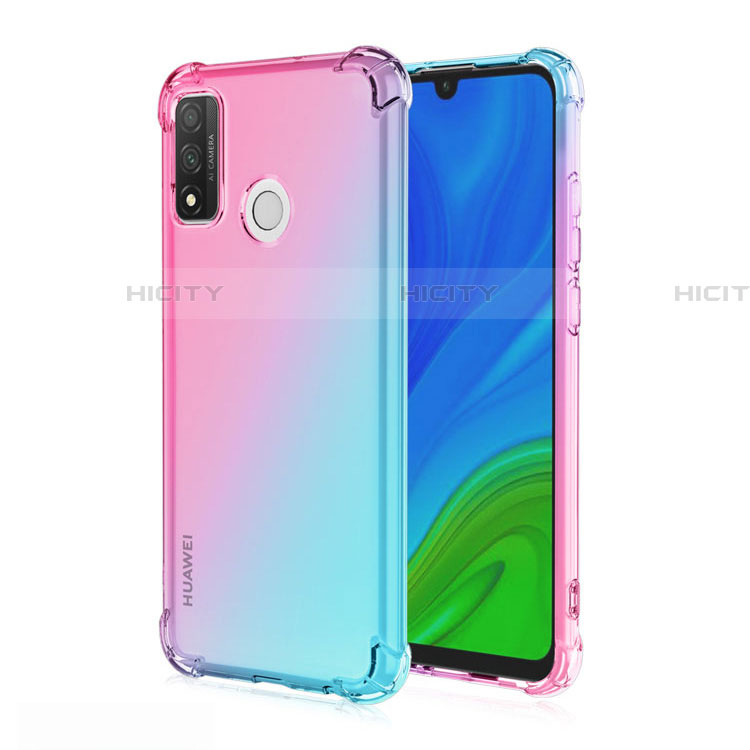 Huawei P Smart (2020)用極薄ソフトケース グラデーション 勾配色 クリア透明 H01 ファーウェイ 