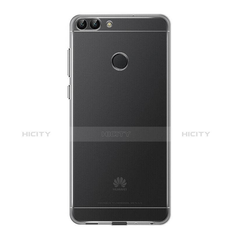 Huawei P Smart用極薄ソフトケース シリコンケース 耐衝撃 全面保護 クリア透明 T02 ファーウェイ クリア