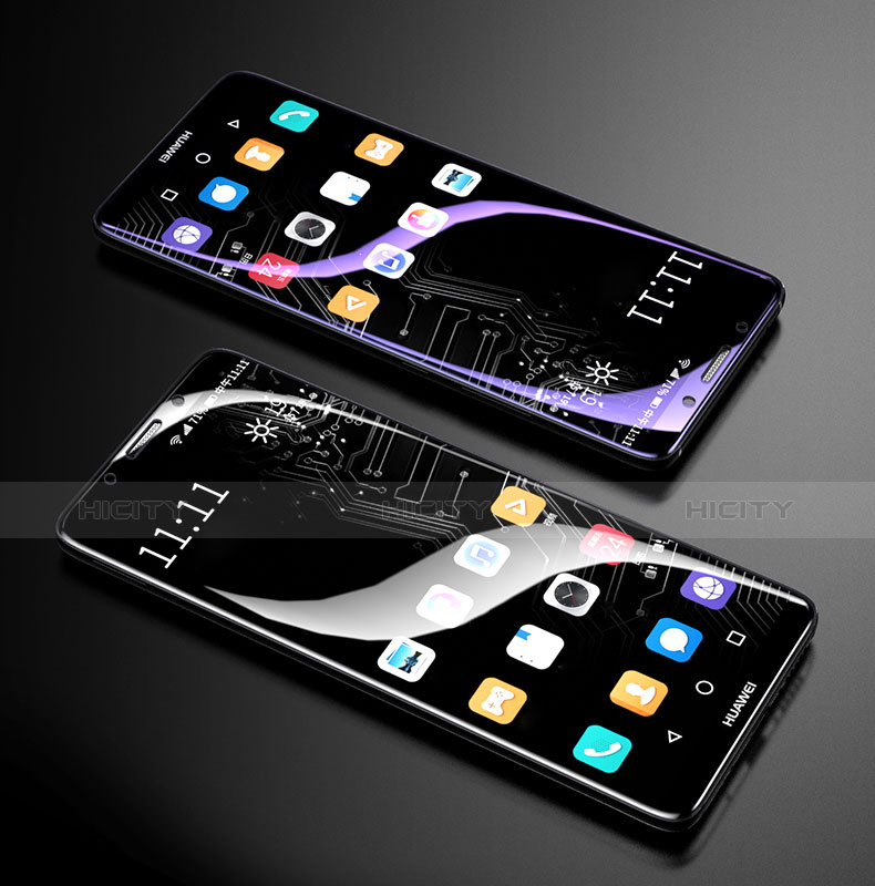 Huawei P Smart用アンチグレア ブルーライト 強化ガラス 液晶保護フィルム ファーウェイ クリア