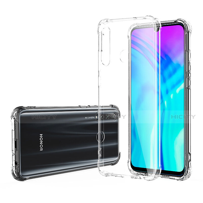 Huawei P Smart+ Plus (2019)用極薄ソフトケース シリコンケース 耐衝撃 全面保護 クリア透明 T02 ファーウェイ クリア