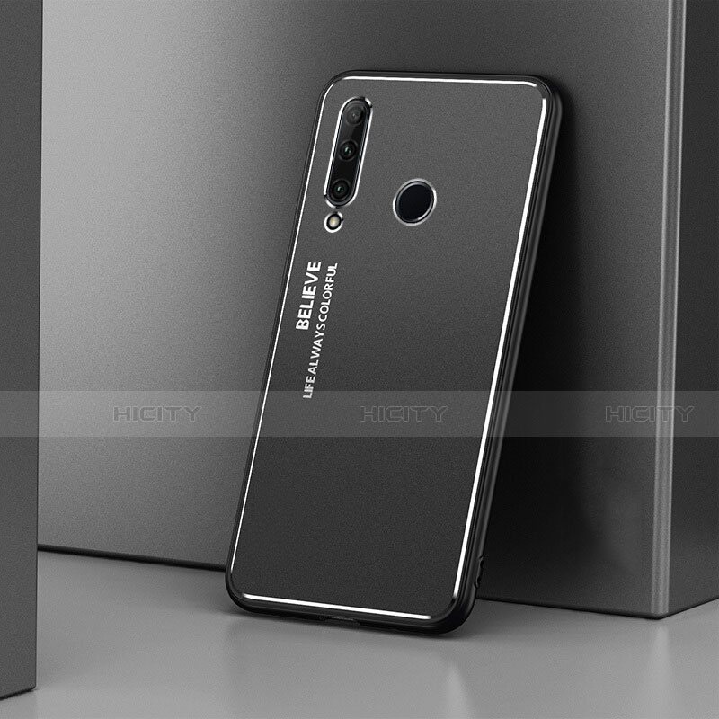 Huawei P Smart+ Plus (2019)用ケース 高級感 手触り良い アルミメタル 製の金属製 カバー T01 ファーウェイ ブラック
