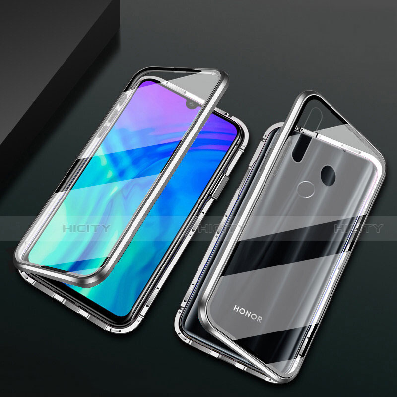 Huawei P Smart+ Plus (2019)用ケース 高級感 手触り良い アルミメタル 製の金属製 360度 フルカバーバンパー 鏡面 カバー T04 ファーウェイ 