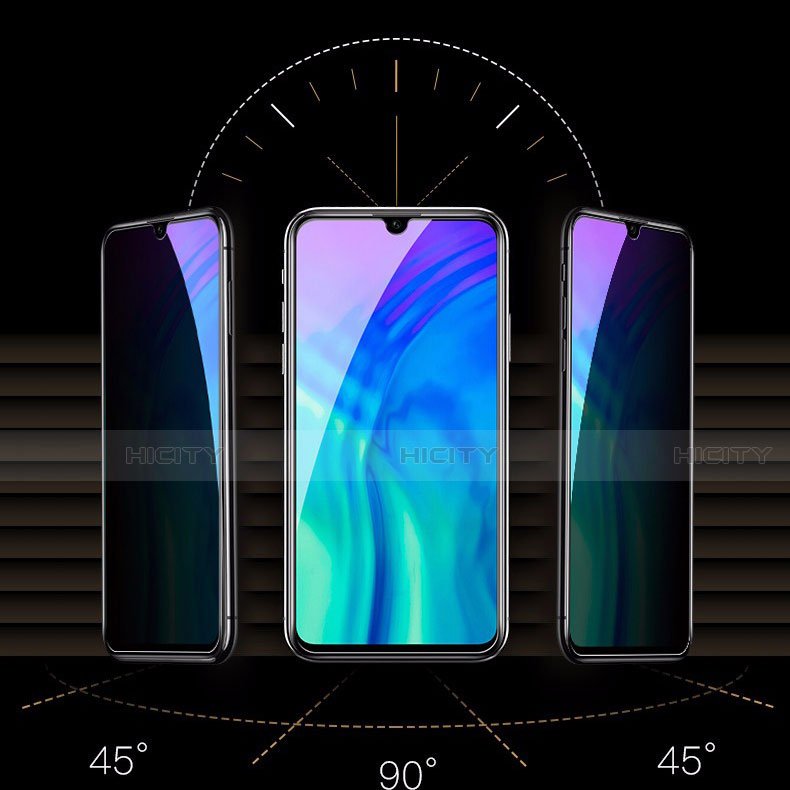 Huawei P Smart+ Plus (2019)用反スパイ 強化ガラス 液晶保護フィルム ファーウェイ クリア