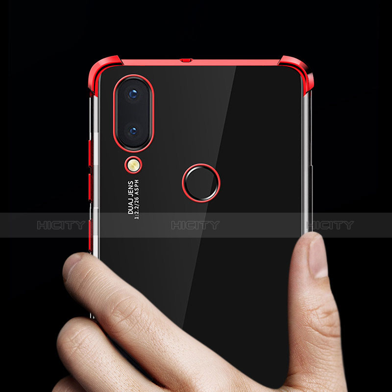Huawei P Smart+ Plus用極薄ソフトケース シリコンケース 耐衝撃 全面保護 クリア透明 H01 ファーウェイ 