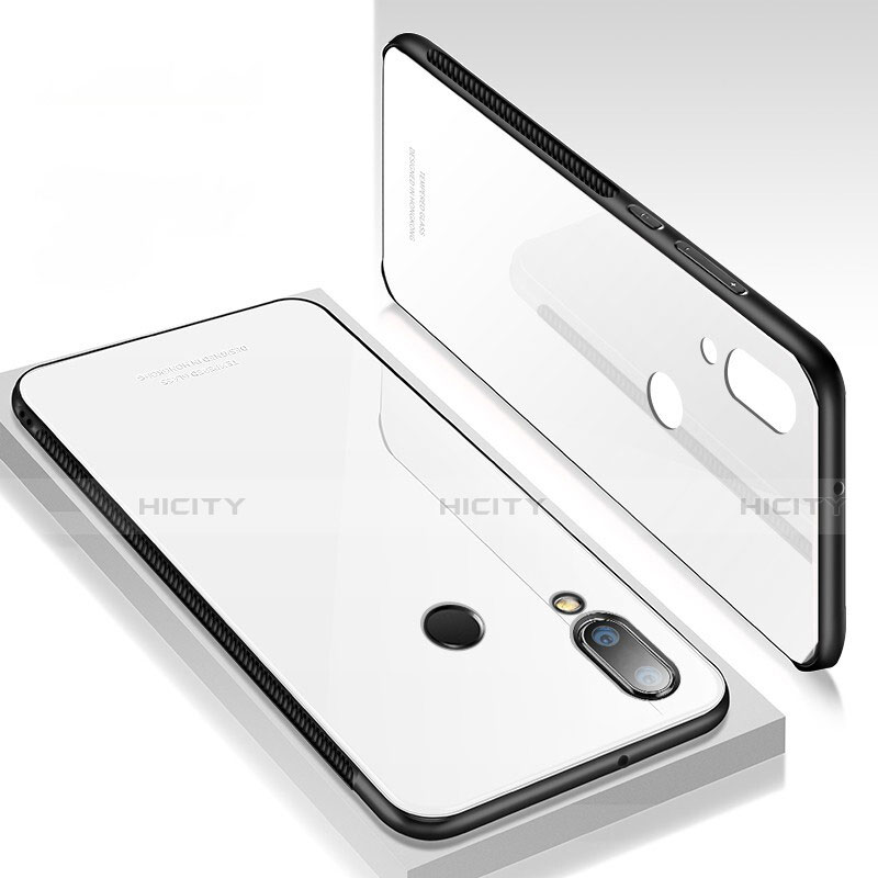 Huawei P Smart+ Plus用ハイブリットバンパーケース プラスチック 鏡面 カバー ファーウェイ 