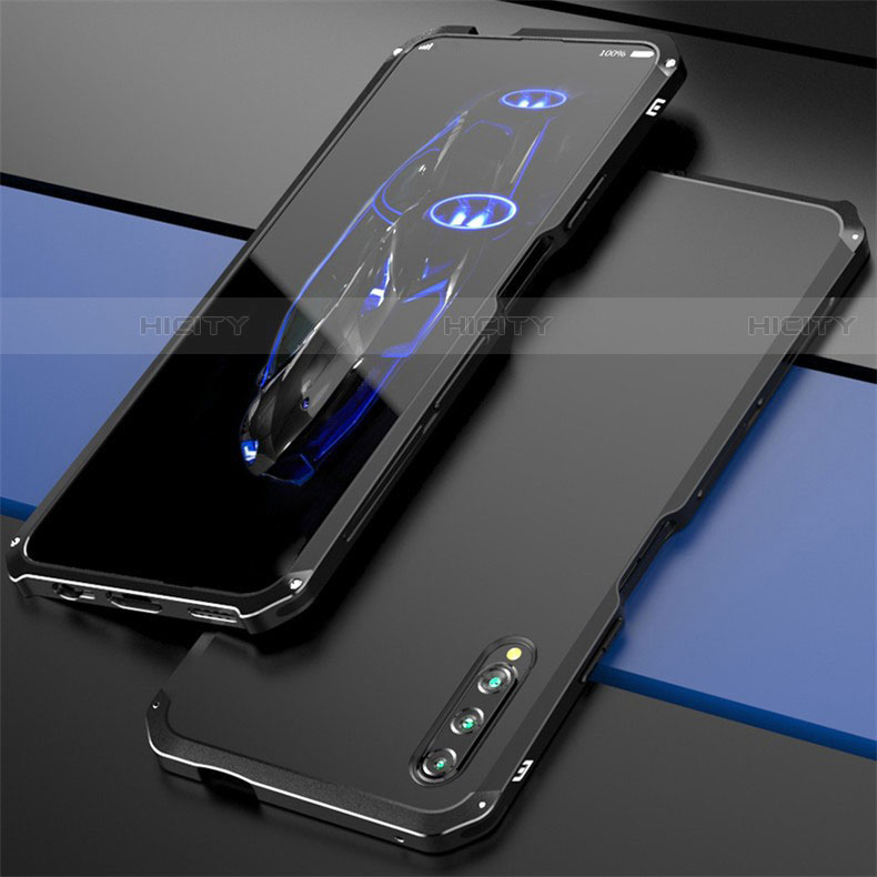 Huawei P Smart Pro (2019)用ケース 高級感 手触り良い アルミメタル 製の金属製 カバー ファーウェイ 