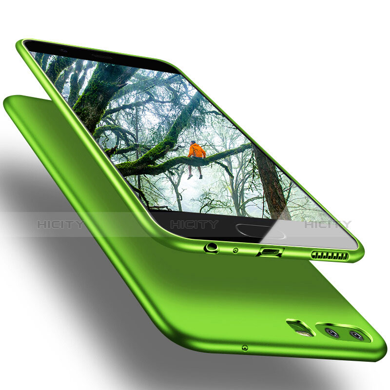 Huawei P10用極薄ソフトケース シリコンケース 耐衝撃 全面保護 S05 ファーウェイ グリーン