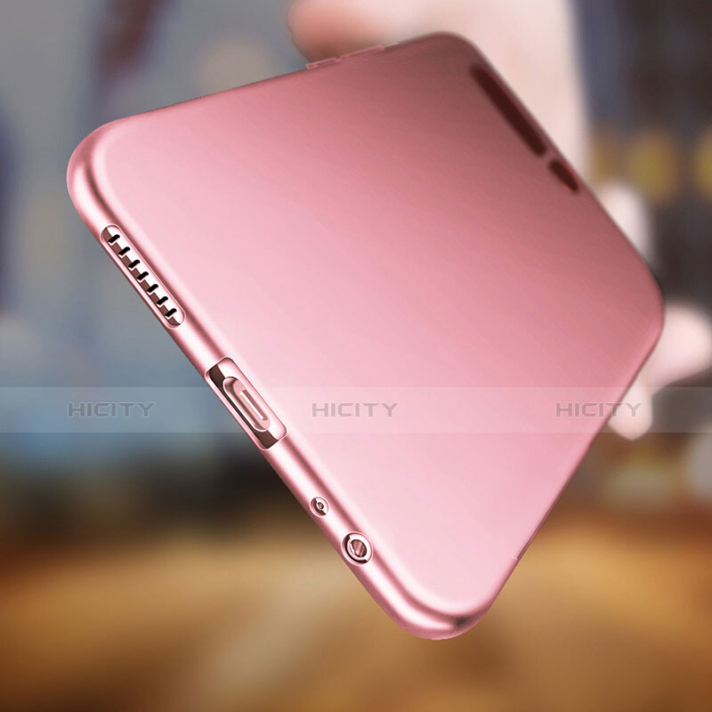 Huawei P10用極薄ソフトケース シリコンケース 耐衝撃 全面保護 S05 ファーウェイ ピンク