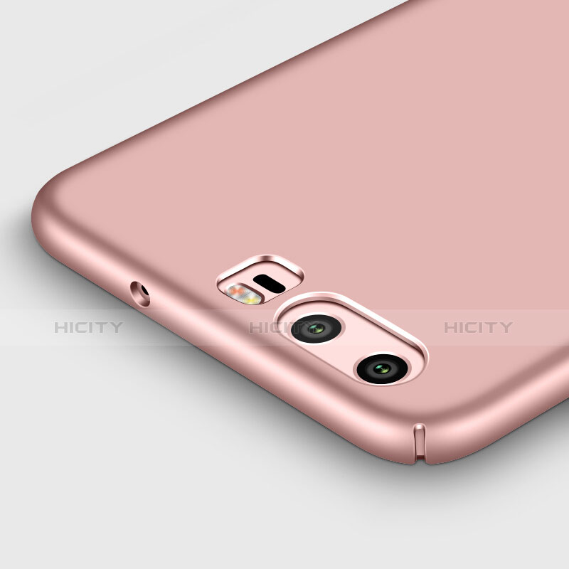 Huawei P10用ハードケース プラスチック 質感もマット アンド指輪 ファーウェイ ピンク