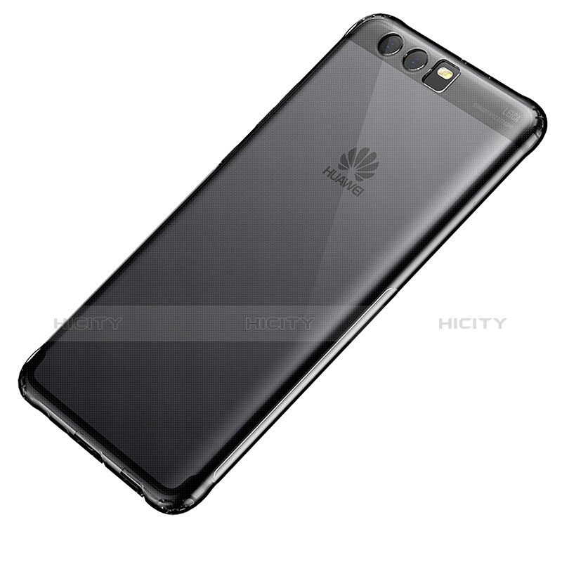 Huawei P10用極薄ソフトケース シリコンケース 耐衝撃 全面保護 クリア透明 T04 ファーウェイ クリア