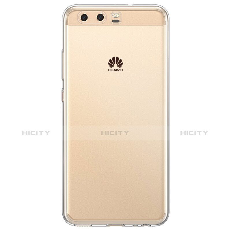 Huawei P10用極薄ソフトケース シリコンケース 耐衝撃 全面保護 クリア透明 T05 ファーウェイ クリア