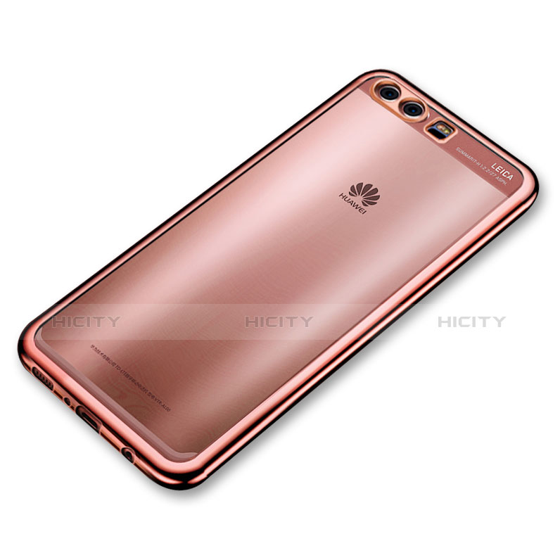 Huawei P10用極薄ソフトケース シリコンケース 耐衝撃 全面保護 クリア透明 H02 ファーウェイ 