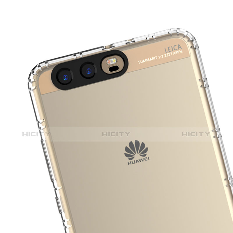 Huawei P10 Plus用極薄ソフトケース シリコンケース 耐衝撃 全面保護 クリア透明 T14 ファーウェイ クリア