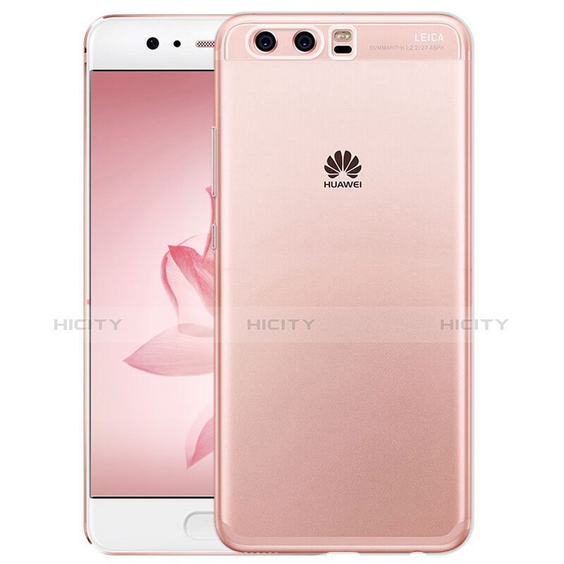 Huawei P10 Plus用極薄ソフトケース シリコンケース 耐衝撃 全面保護 クリア透明 T02 ファーウェイ クリア