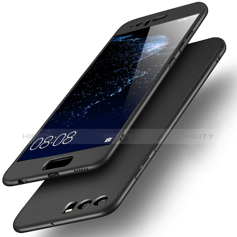 Huawei P10 Plus用ハードケース プラスチック 質感もマット M02 ファーウェイ ブラック