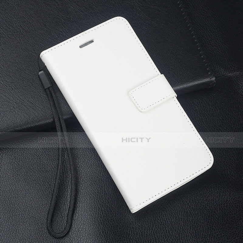 Huawei P20用手帳型 レザーケース スタンド カバー T10 ファーウェイ ホワイト