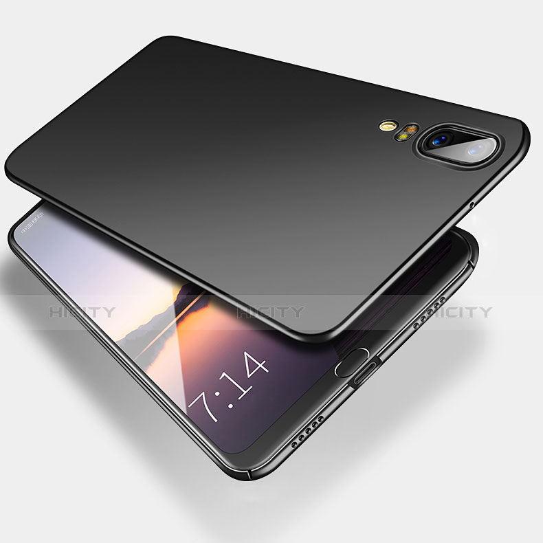 Huawei P20用ハードケース プラスチック 質感もマット ファーウェイ ブラック