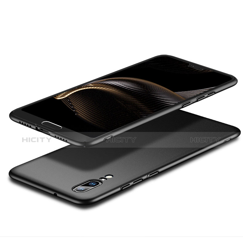 Huawei P20用ハードケース プラスチック 質感もマット M02 ファーウェイ ブラック