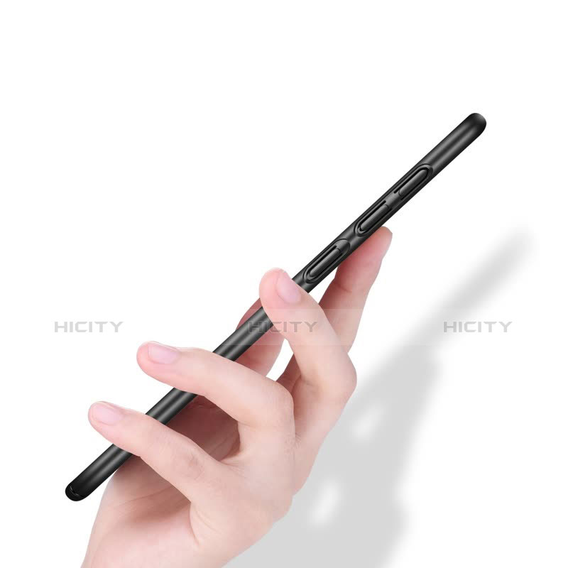 Huawei P20用ハードケース プラスチック 質感もマット M03 ファーウェイ ブラック