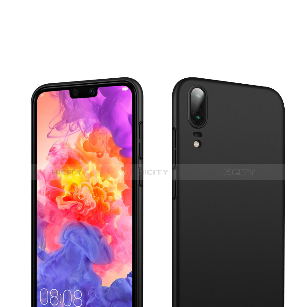 Huawei P20用ハードケース プラスチック 質感もマット M03 ファーウェイ ブラック