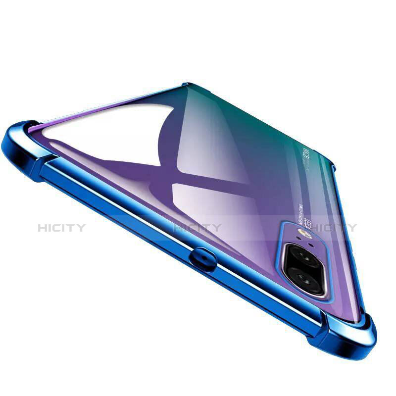 Huawei P20用極薄ソフトケース シリコンケース 耐衝撃 全面保護 透明 H03 ファーウェイ 