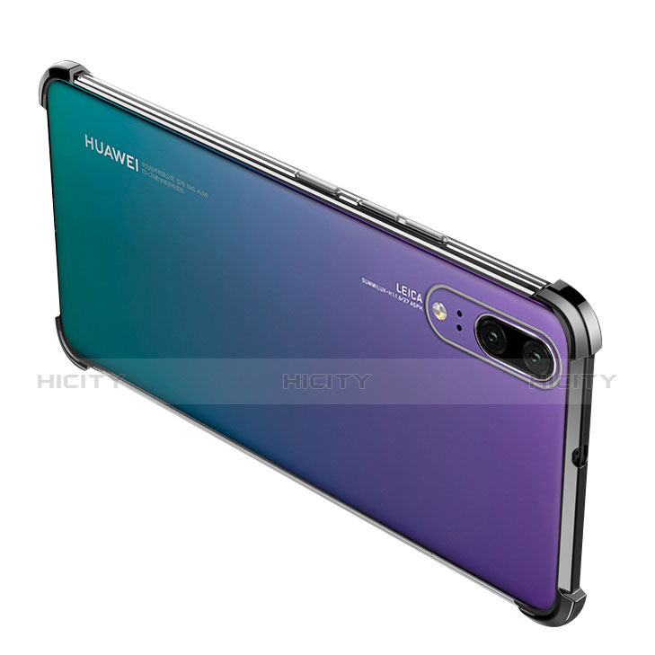 Huawei P20用極薄ソフトケース シリコンケース 耐衝撃 全面保護 透明 H03 ファーウェイ 