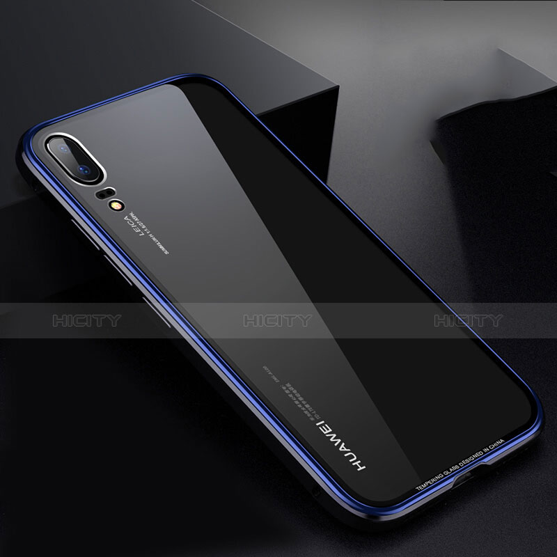 Huawei P20用ケース 高級感 手触り良い アルミメタル 製の金属製 バンパー 鏡面 カバー M01 ファーウェイ 