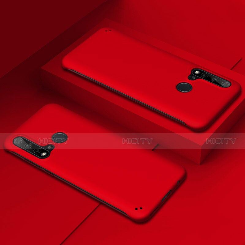 Huawei P20 Lite (2019)用ハードケース プラスチック 質感もマット カバー P03 ファーウェイ レッド