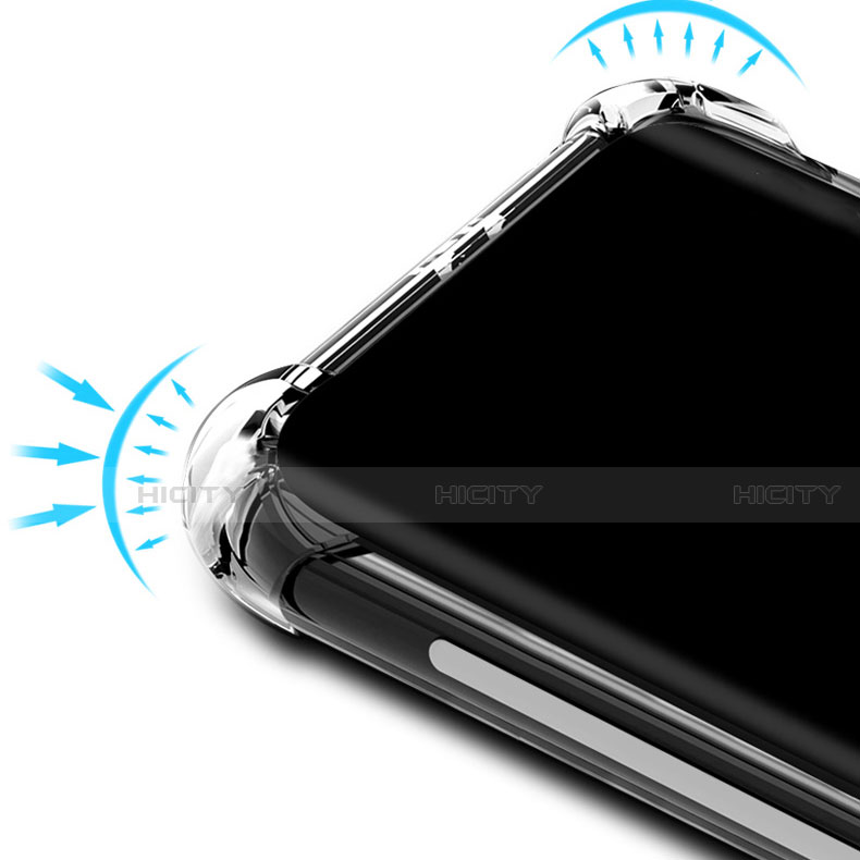 Huawei P20 Lite (2019)用極薄ソフトケース シリコンケース 耐衝撃 全面保護 クリア透明 K02 ファーウェイ クリア