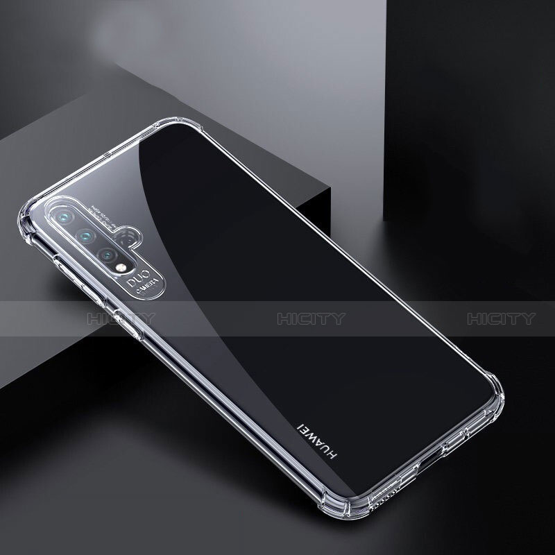 Huawei P20 Lite (2019)用極薄ソフトケース シリコンケース 耐衝撃 全面保護 クリア透明 K03 ファーウェイ クリア