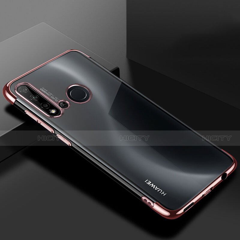 Huawei P20 Lite (2019)用極薄ソフトケース シリコンケース 耐衝撃 全面保護 クリア透明 S07 ファーウェイ 