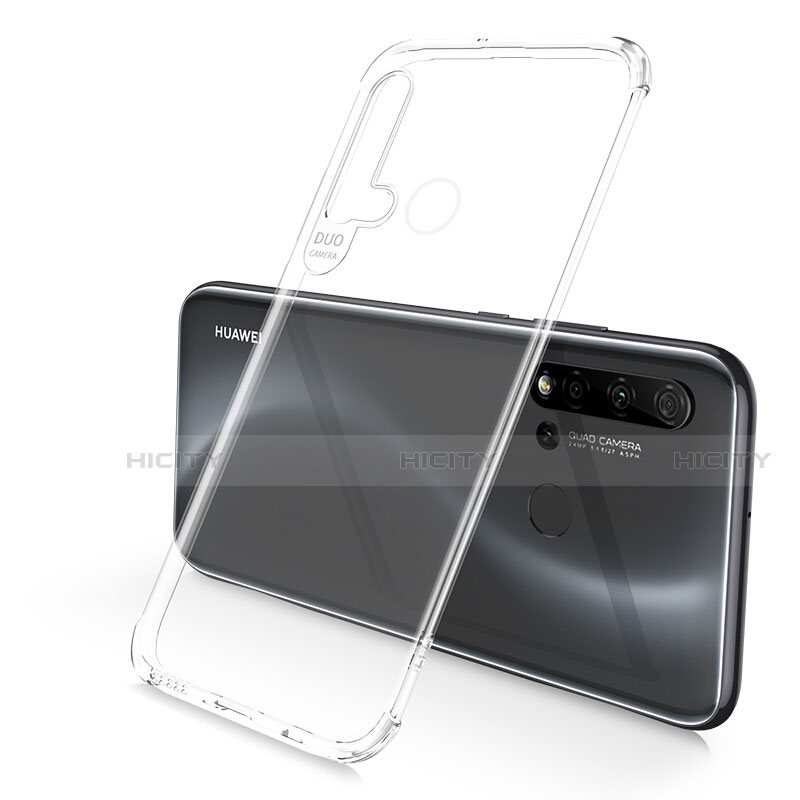 Huawei P20 Lite (2019)用極薄ソフトケース シリコンケース 耐衝撃 全面保護 クリア透明 S01 ファーウェイ 