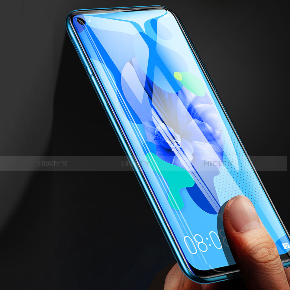 Huawei P20 Lite (2019)用強化ガラス フル液晶保護フィルム F02 ファーウェイ ブラック