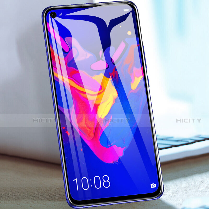 Huawei P20 Lite (2019)用強化ガラス フル液晶保護フィルム F03 ファーウェイ ブラック