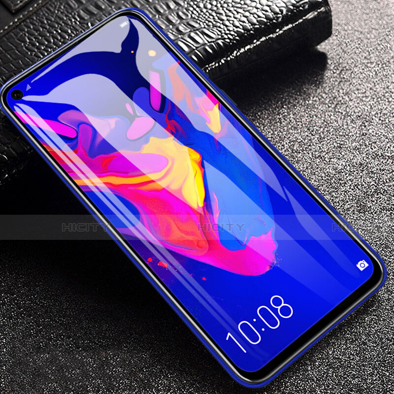 Huawei P20 Lite (2019)用強化ガラス フル液晶保護フィルム F03 ファーウェイ ブラック