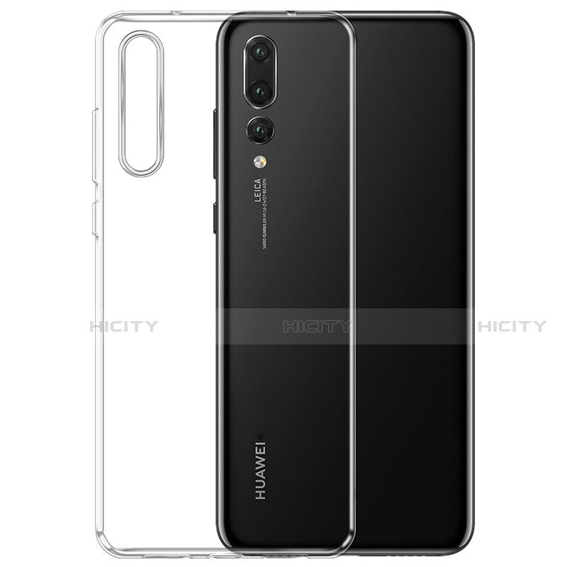 Huawei P20 Pro用極薄ソフトケース シリコンケース 耐衝撃 全面保護 クリア透明 K08 ファーウェイ クリア