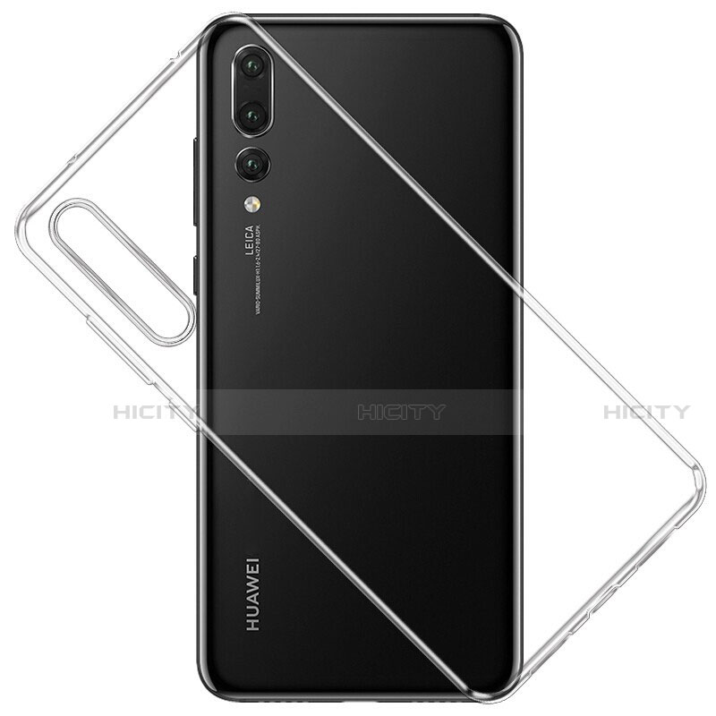 Huawei P20 Pro用極薄ソフトケース シリコンケース 耐衝撃 全面保護 クリア透明 K09 ファーウェイ クリア