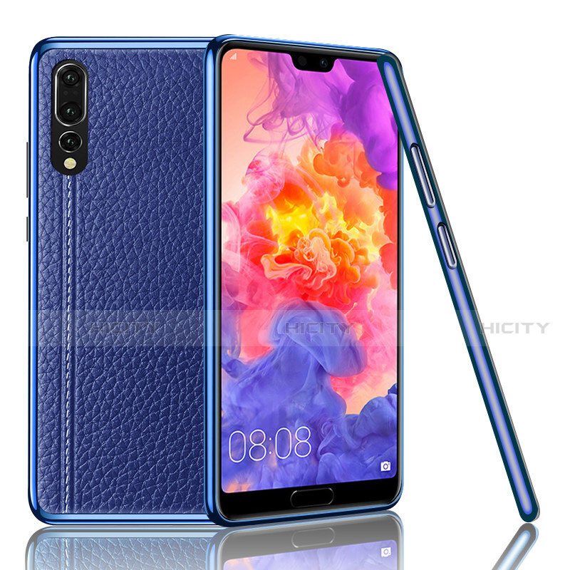 Huawei P20 Pro用ケース 高級感 手触り良いレザー柄 R04 ファーウェイ 