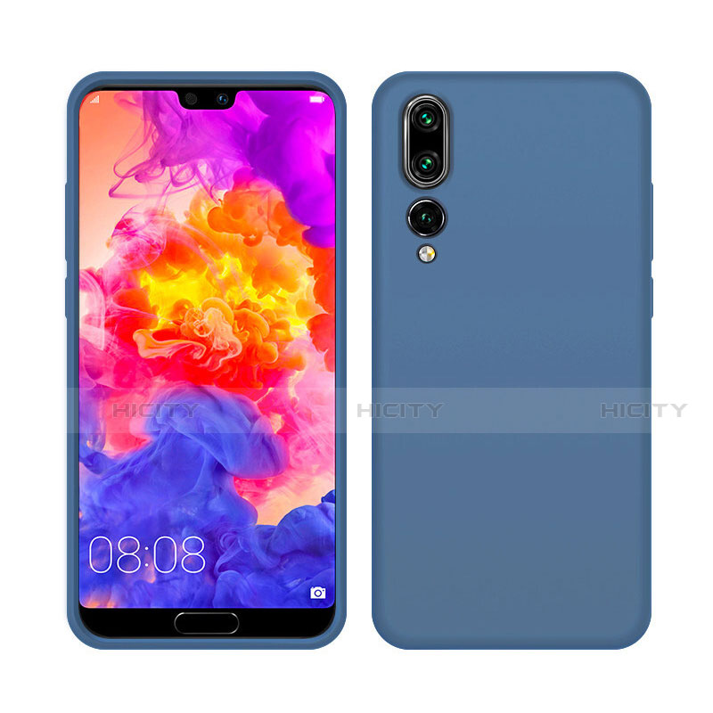 Huawei P20 Pro用360度 フルカバー極薄ソフトケース シリコンケース 耐衝撃 全面保護 バンパー C05 ファーウェイ 