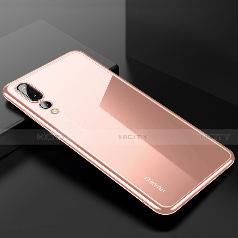 Huawei P20 Pro用極薄ソフトケース シリコンケース 耐衝撃 全面保護 クリア透明 S03 ファーウェイ 