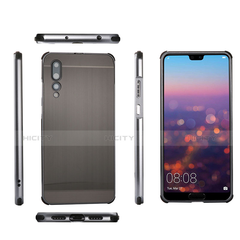 Huawei P20 Pro用ケース 高級感 手触り良い アルミメタル 製の金属製 カバー A01 ファーウェイ 