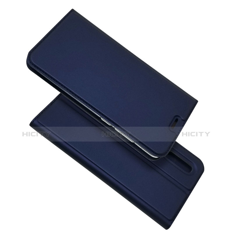 Huawei P30用手帳型 レザーケース スタンド L02 ファーウェイ ネイビー