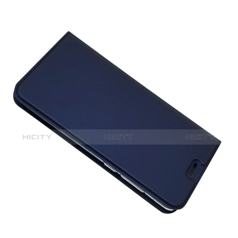 Huawei P30用手帳型 レザーケース スタンド L02 ファーウェイ ネイビー